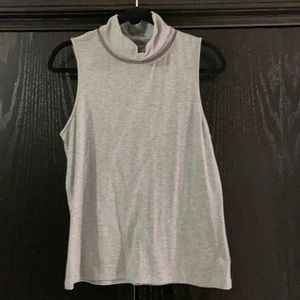 Grey Athleta turtleneck tank top. Size med